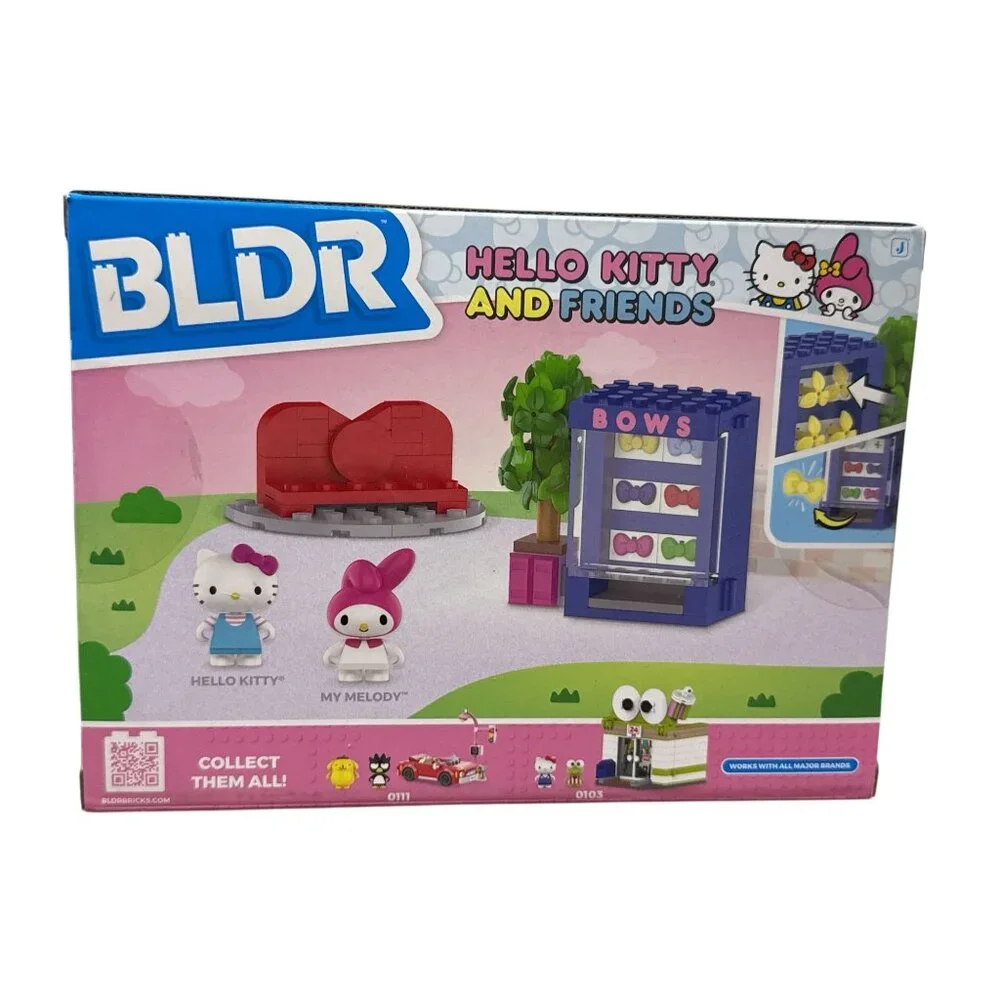 BLDR HELLO KITTY and FRIENDS Bow Vending Machine 120pcs